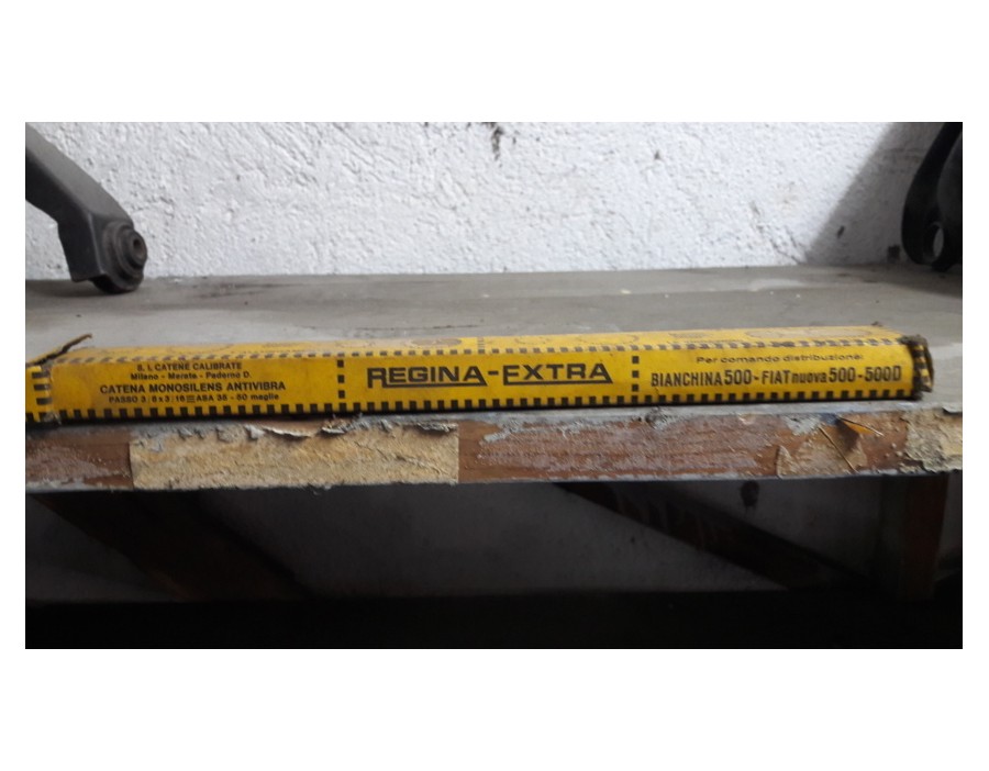 CATENA DISTRIBUZIONE REGINA EXTRA FIAT 500 - BIANCHINA - 500D - PASSO 3/8X3/16 - ASA 35 - 50 MAGLIE
