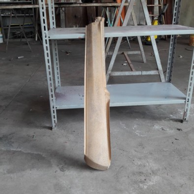 CANTONALE MONTANTE POST SX FIAT 127 C CL 3 PORTE - RICAMBIO ORIGINALE FIAT