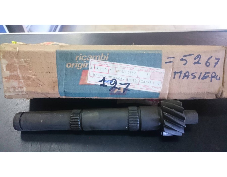 ALBERO CAMBIO SECONDARIO FIAT 127 - OE 4230857 - RICAMBIO ORIGINALE FIAT