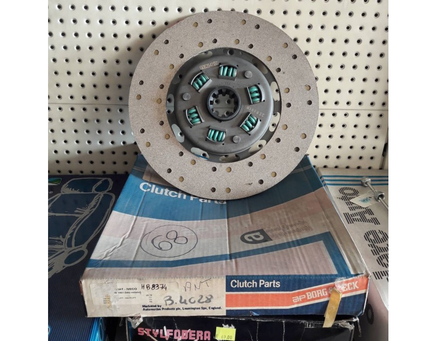 DISCO FRIZIONE LATO VOLANO  FIAT IVECO 697 - HB8374 - DIAM.EST.356 - DIAM.INT.50 - 10 CAVE