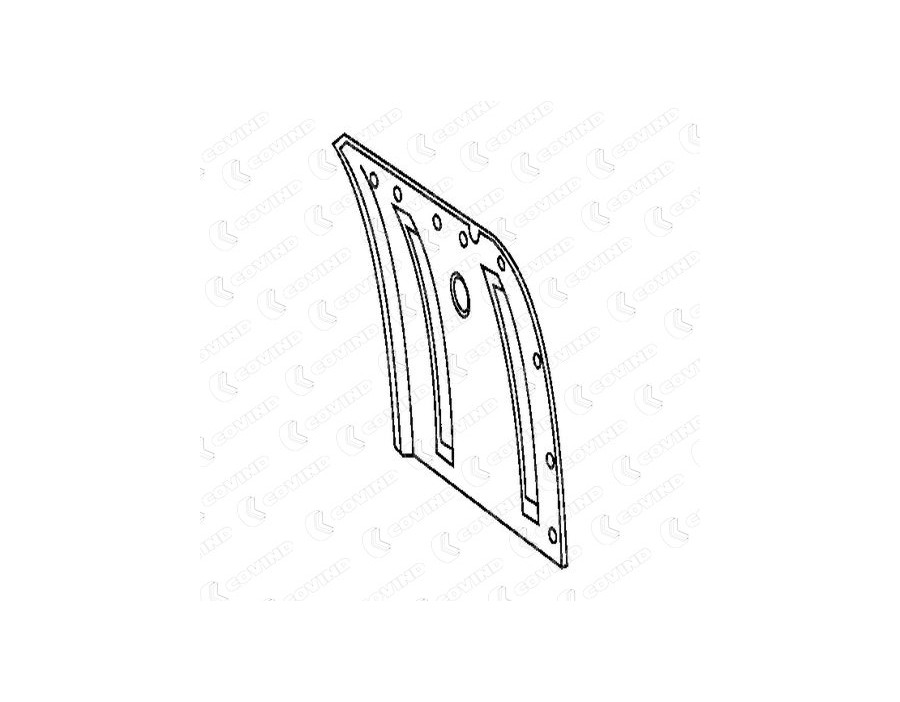 PARAFANGO POST SX IVECO GAMMA Z - OE 9054751 9054763 9060450