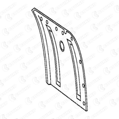 PARAFANGO POST SX IVECO GAMMA Z - OE 9054751 9054763 9060450