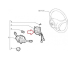 Air bag slip ring Fiat Punto 176 contact 46537062 - SENSORE AIRBAG VOLANTE FIAT PUNTO