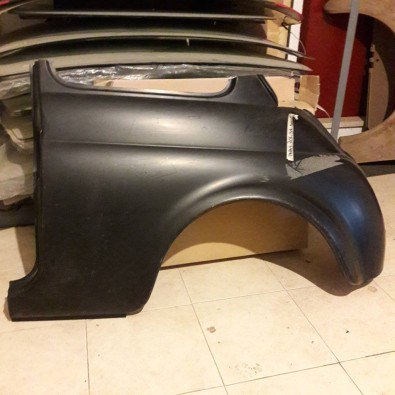 PARAFANGO POST SINISTRO FIAT 500 I SERIE - FENDER REAR LEFT FIAT 500 I SERIES