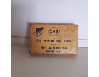 KIT SERIE PRIGIONIERI BULLONI TESTATA FIAT 850 II SERIE - KIT SERIES PRISONERS BOLTS TESTED FIAT 850 II SERIES -