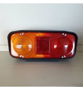 Fanale posteriore sinistro con luce targa Fiat Lupetto - Left rear light with license plate light Fiat Lupetto -
