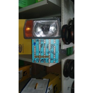 Faro Fanale Proiettore dx H4 Lancia Delta 83 - Marelli LPA611 - Right headlight H4 Lancia Delta 83 - Marelli LPA611