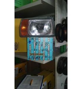 Faro Fanale Proiettore dx H4 Lancia Delta 83 - Marelli LPA611 - Right headlight H4 Lancia Delta 83 - Marelli LPA611