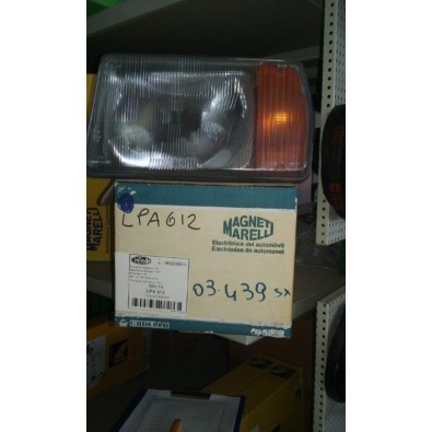 Faro Fanale Proiettore sx H4 Lancia Delta 83 - Marelli LPA612 - Left headlight H4 Lancia Delta 83 - Marelli LPA612