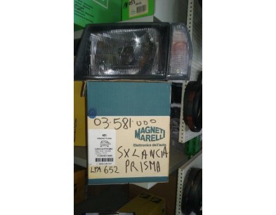 Faro fanale proiettore ant sx Lancia Prisma 85-86 - Marelli LPA652 - OE 82410799 - Left headlight Lancia Prisma 85-86