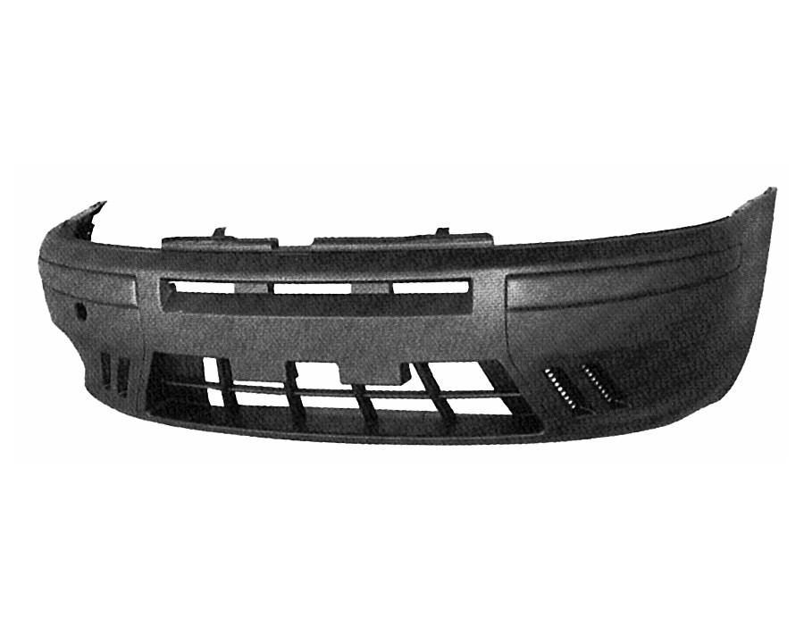 Paraurti ant nero Fiat Punto 99-03 3 porte SX-EL - 4642055 - OE 735272703 - Front Black Bumper Fiat Punto 99-03