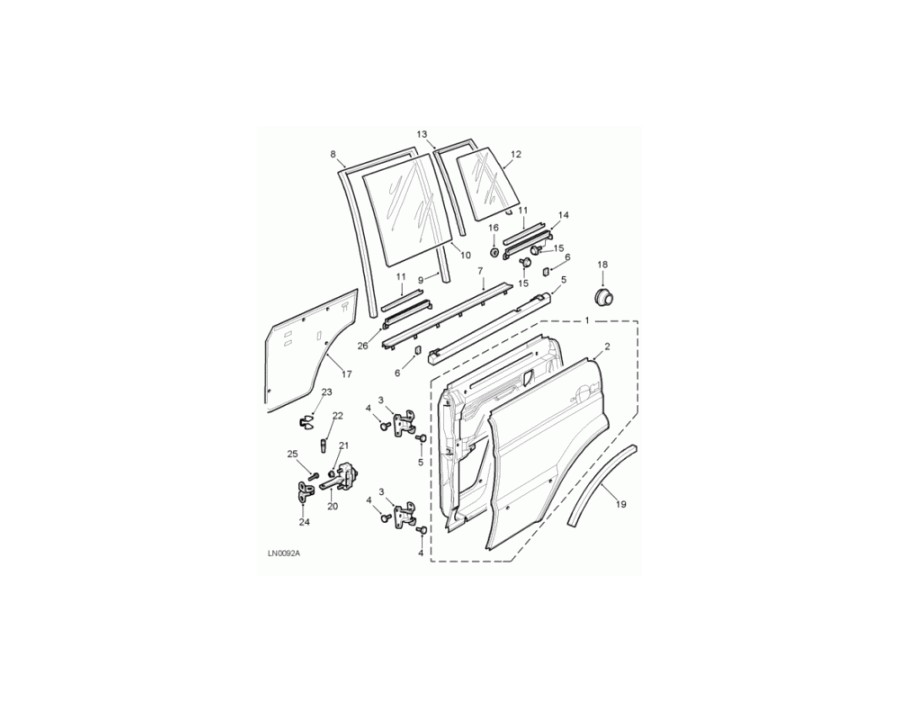 Dettagli su Vetro scendente post sx verde Land Rover Discovery II 99-02 - CVB102651 Dettagli su Vetro scendente post sx verde Land Rover Discovery II 99-02 - CVB102651