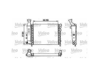 Radiatore Citroen AX 86-94 - Valeo TA451 - 883866 - Cooling radiator Citroen AX 86-94