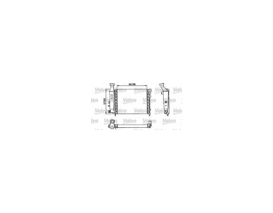 Radiatore Citroen AX 86-94 - Valeo TA451 - 883866 - Cooling radiator Citroen AX 86-94
