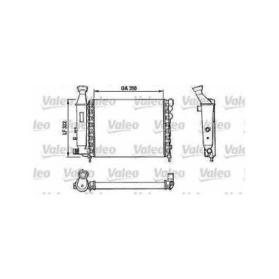 Radiatore Citroen AX 86-94 - Valeo TA451 - 883866 - Cooling radiator Citroen AX 86-94