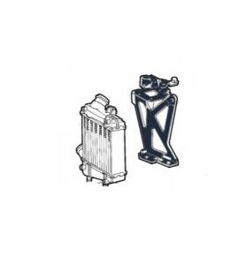 Staffa Supporto Intercooler Alfa Romeo 147 - oe 46809477 - Ricambio originale - Intercooler support bracket Alfa Romeo 147