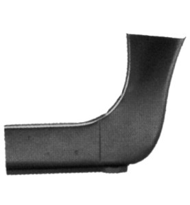 Angolo Sottoporta dx Fiat 500 F L R - 09010220 - Right sill Fiat 500 F L R