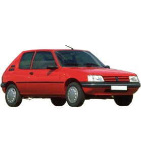 Paraurti ant nero Black Front Bumper Peugeot 205 - 0709550 - oe 740120
