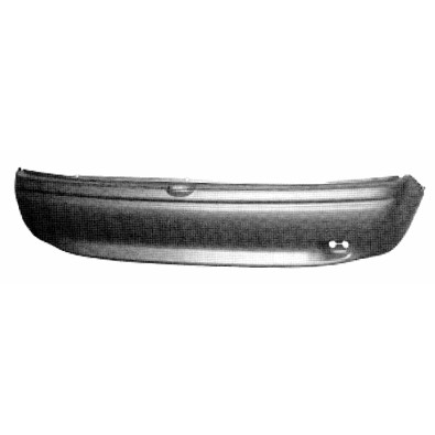 Paraurti post nero Opel Corsa 93-00 - 1419555 - oe 1404104 - Rear black bumper Opel Corsa 93 - 00