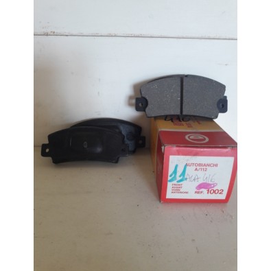 Serie Pastiglie Pattini Freno ant Autobianchi A112 - Front brake pads A112