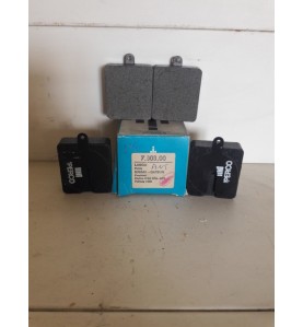 Serie pastiglie pattini freno ant Lancia Fulvia - Nissan Datsun - President - Skylin - Front brake pads - spessore 17