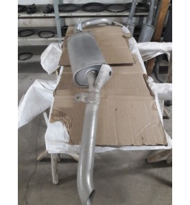 Marmitta Silenziatore post Alfetta 1.6 - 1.8 - 2.0 72-85 - oe 60730548 - Rear Exhaust system Alfetta