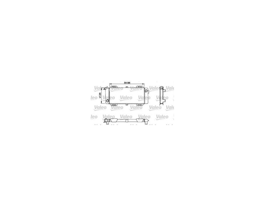 Radiatore raffreddamento Ford Fiesta 1.0 76-83 - Valeo 883954 - oe 6122462 - Cooling radiator