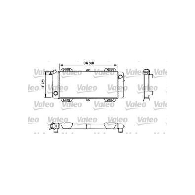 Radiatore raffreddamento Ford Fiesta 1.0 76-83 - Valeo 883954 - oe 6122462 - Cooling radiator