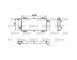 Radiatore raffreddamento Ford Fiesta 1.0 76-83 - Valeo 883954 - oe 6122462 - Cooling radiator