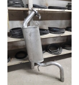 Marmitta Silenziatore scarico post Lancia DELTA 1.6 GT 82-92  oe  - Rear exhaust system Lancia Delta
1.6 GT ie - 1.6 GT ie Kat