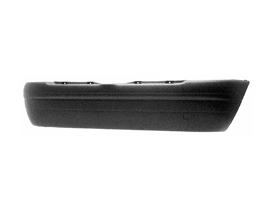 Paraurti post nero Renault Clio 98-01 - 4640568 - oe 7701470811 - Black Rear Bumper Renault Clio 98-01