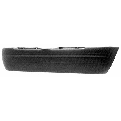 Paraurti post nero Renault Clio 98-01 - 4640568 - oe 7701470811 - Black Rear Bumper Renault Clio 98-01