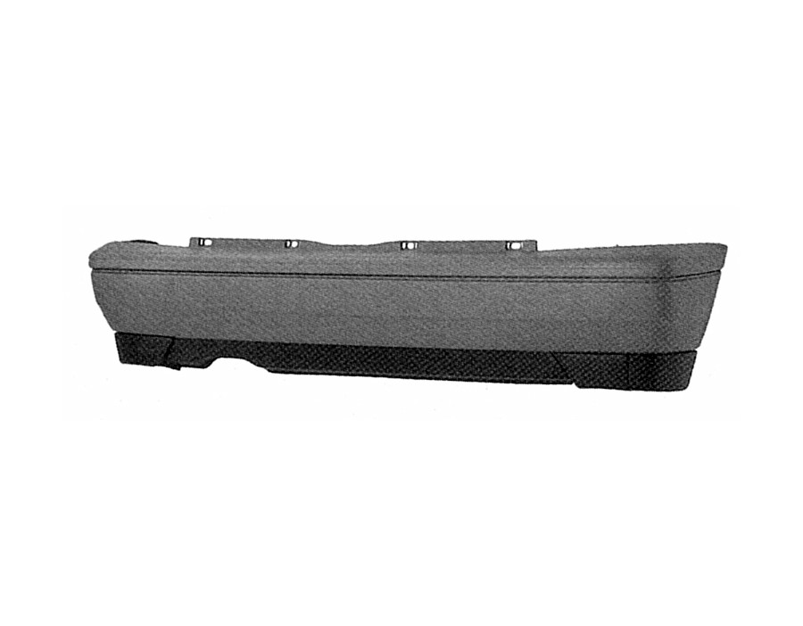 Paraurti post VW Golf III 91-97 primer totale - 43571 - oe 1H6807417HGRU - Rear Bumper VW Golf III 91-97 primer