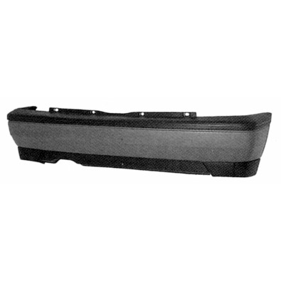 Paraurti post VW Golf III 91-97 primer parziale - 153030- oe 1H6807417GGRU- Rear Bumper VW Golf III 91-97 1/2 primer