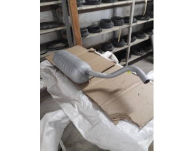 Marmitta Silenziatore scarico post Fiat 1100 R Berlina - SW Familiare  - oe 4150378 - Rear exhaust system Fiat 1100 R