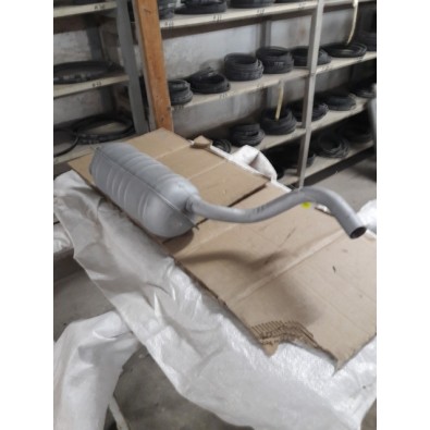 Marmitta Silenziatore scarico post Fiat 1100 R Berlina - SW Familiare  - oe 4150378 - Rear exhaust system Fiat 1100 R