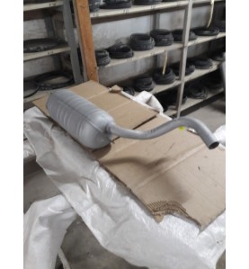 Marmitta Silenziatore scarico post Fiat 1100 R Berlina - SW Familiare  - oe 4150378 - Rear exhaust system Fiat 1100 R