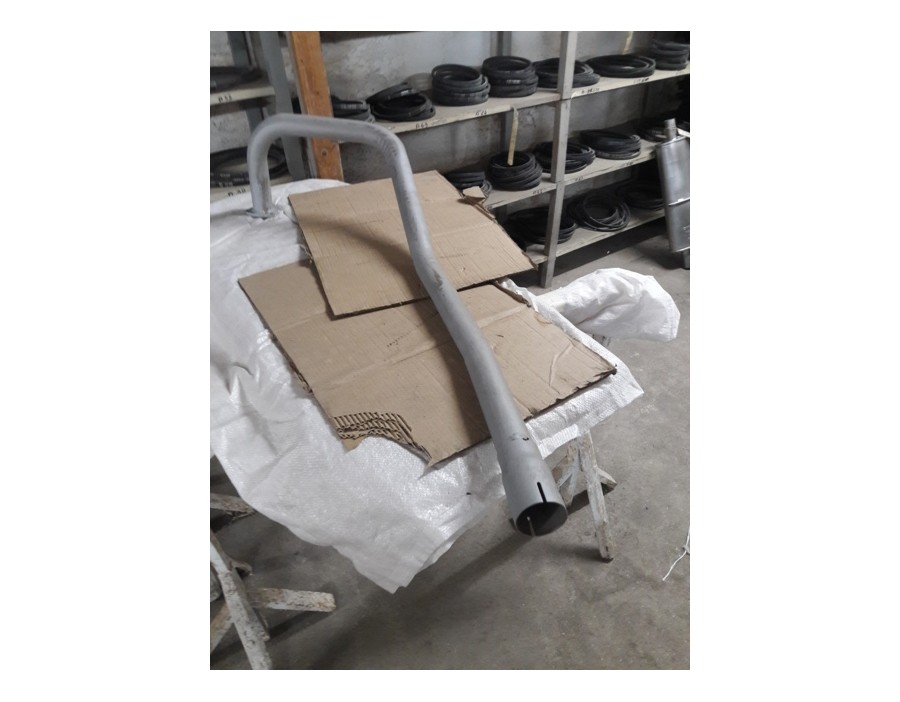 Tubo collettore marmitta anteriore scarico Fiat 1100 TN - 241 TN -oe 4067750 -  exhaust System  Fiat 1100 241 TN