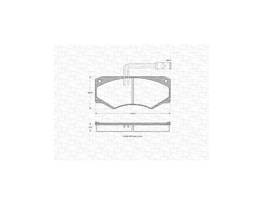 Serie Pastiglie freni Iveco - Mercedes - WVA21006 - Disc Brake Pads Iveco Mercedes - 149x69x18 Serie Pastiglie freni Iveco - Mercedes - WVA21006 - Disc Brake Pads Iveco Mercedes - 149x69x18