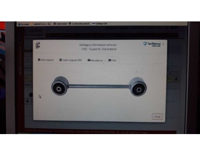 Tirante biella supporto motore Fiat 128 - oe 4355834 -