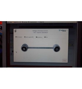 Tirante biella supporto motore Fiat 128 - oe 4355834 -