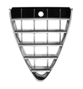 Scudo Griglia radiatore alluminio satinato Alfa Romeo 147 04-10 - AA 3422001 - oe 156075731 - Grill Alfa Romeo 147