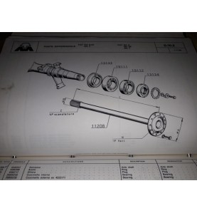 Semiasse Fiat 643 - 684 - oe 4546347 - Drive shaft Fiat 643 - 684