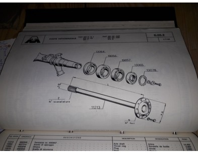 Semiasse Fiat  650 - 662 - OE 4660949 - Drive shaft Fiat 650 - 662