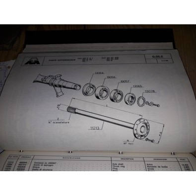 Semiasse Fiat  650 - 662 - OE 4660949 - Drive shaft Fiat 650 - 662