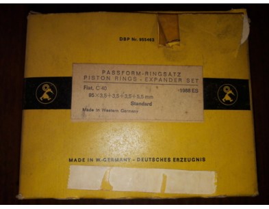 Serie fasce segmenti elastici x 6 Pistoni Fiat C40 - Piston ring series - Diametro 95 - 3