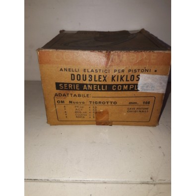 Serie fasce segmenti elastici X 4 pistoni OM Nuovo Tigrotto - Diam 108 - Piston ring series - 2
