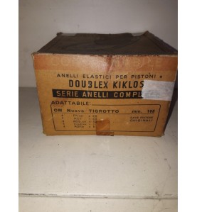 Serie fasce segmenti elastici X 4 pistoni OM Nuovo Tigrotto - Diam 108 - Piston ring series - 2