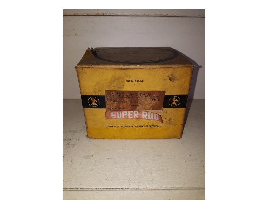 Serie fasce segmenti elastici x 6 Pistoni Fiat 642 - Diam 110 - Passform + 0,6 - Piston ring series - 3,5 +3 +3 +5,5 mm