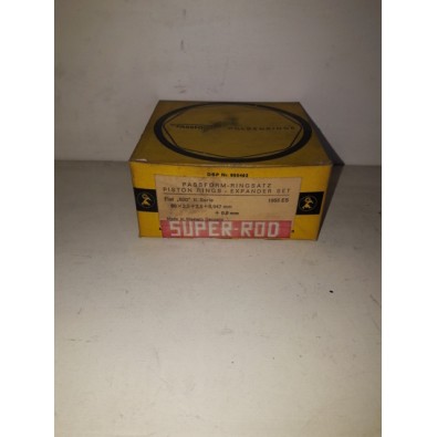 Serie fasce segmenti elastici Fiat 600 II° serie -  1955 ES - Piston Rings set - Diametro 60 - 2